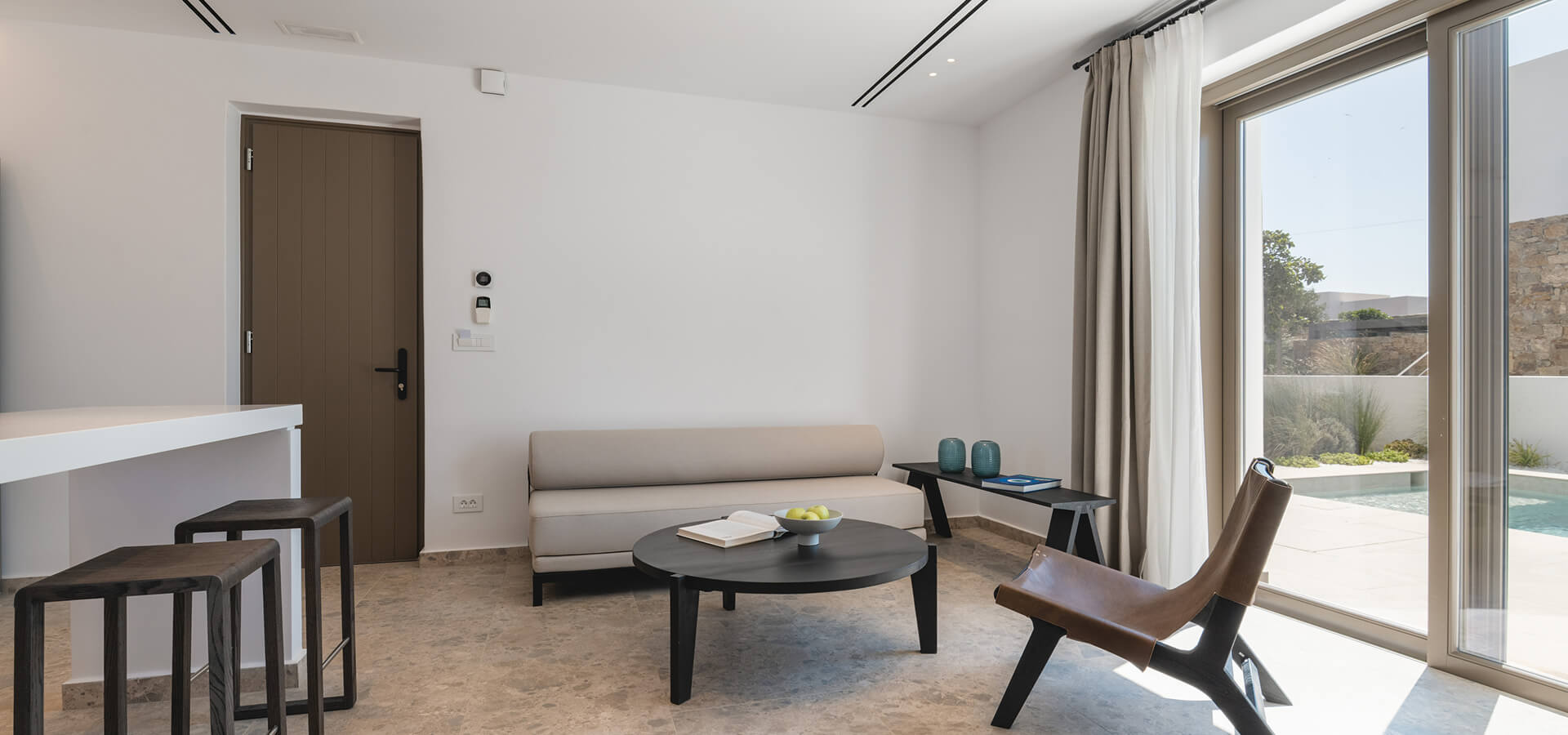 Interior of a suite with private pool